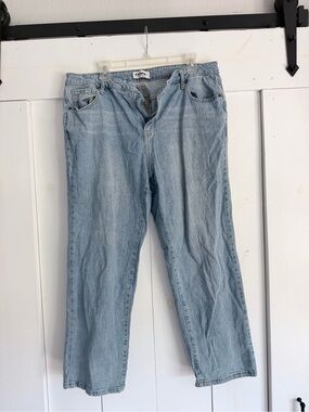 RSQ Light Blue Highrise Straight Leg Jeans